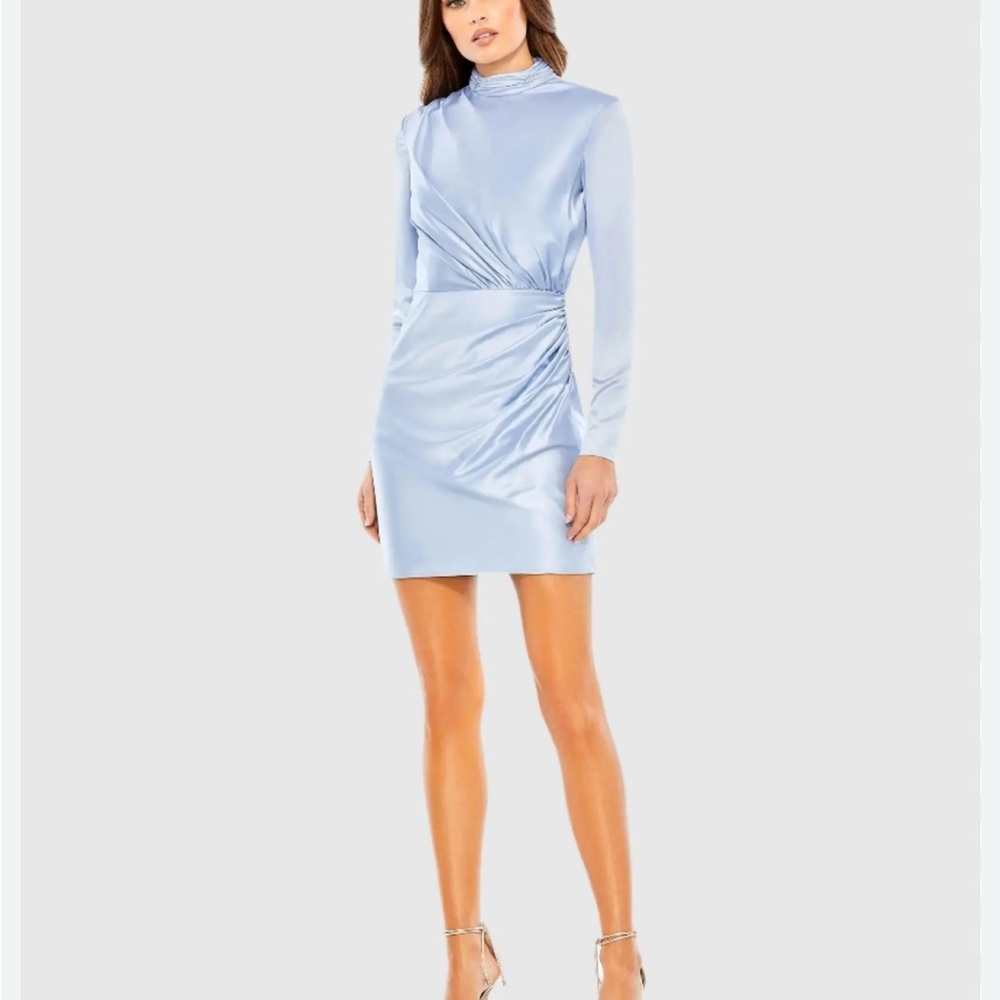 NWT - Mac Duggal Light Blue dress - $480 at stores!